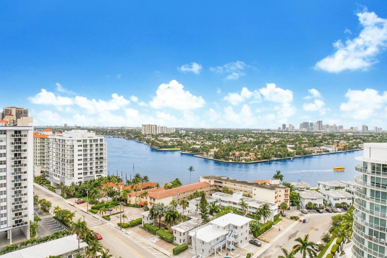Luxury Corner 1 Bedroom W Residence With Fantastic Intercoastal Views, Pool & Hot Tub Fort Lauderdale Eksteriør billede